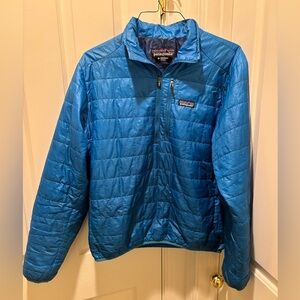 Vintage Patagonia Nanopuff Half-zip Blue Mens M Jacket